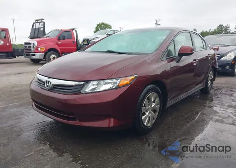 2012 Honda Civic Lx from USA, damaged, VIN 19XFB2F54CE373704
